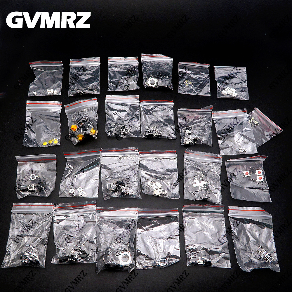 Diy Electronics Gadgets - 125PCS 25Values Assorted Push Button Switch