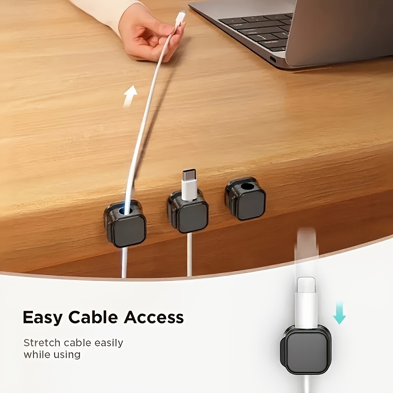 6/12Pcs PP Magnetic Cable Clip - Magnetic Charging Cable recensie en prijs