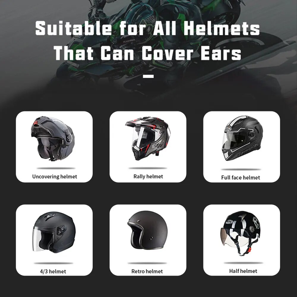 Kihous Single Ear Motorcycle H - Bluetooth Speaker Waterproof recensie en prijs