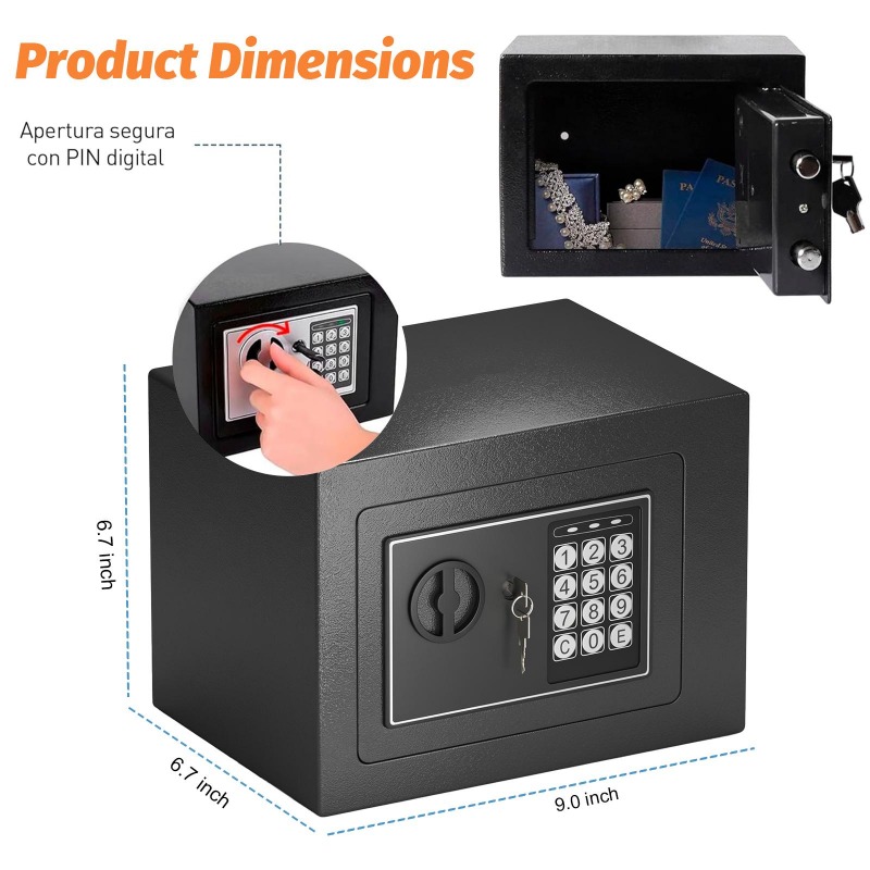 Digital Electronic Safe Box wi - Unique Electronics Gadgets recensie en prijs