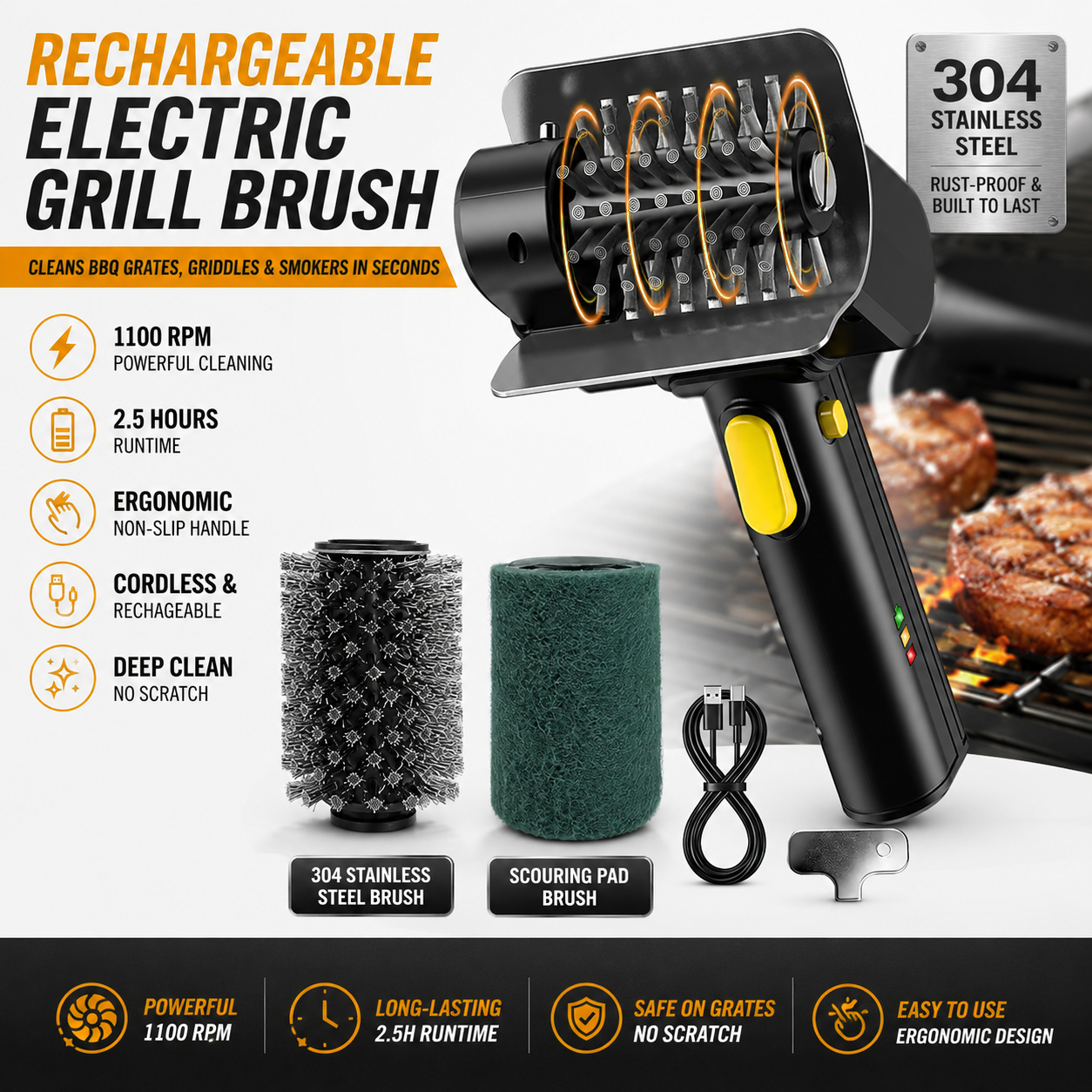 Rechargeable Electric Grill Br - Kitchen Electronics Gadgets recensie en prijs
