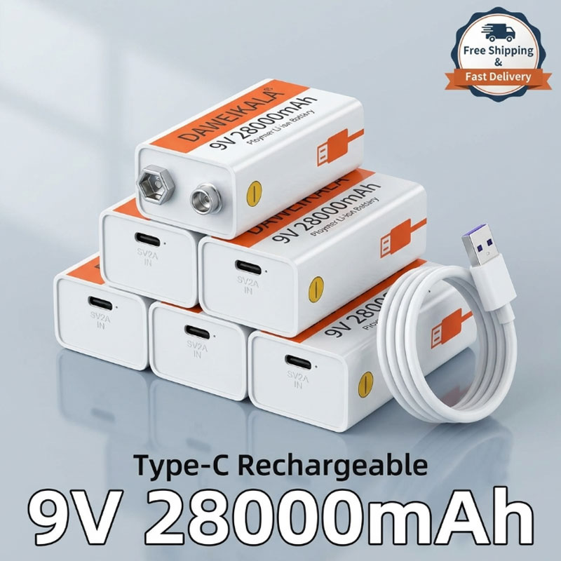 9V Type-C Rechargeable Battery - Electronics And Gadgets With C recensie en prijs