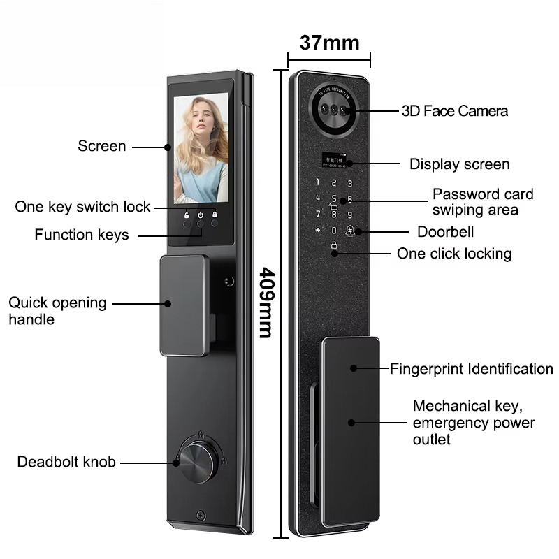 Tuya WiFi Smart Door Lock, Hom - Electronics & Gadgets Charging Gocable 8 In 1 Edc 100W Cable recensie en prijs