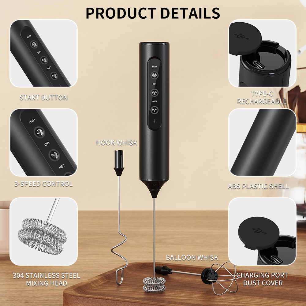 3 in 1 Electric Handheld Milk  - Kitchen Electronics Gadgets recensie en prijs