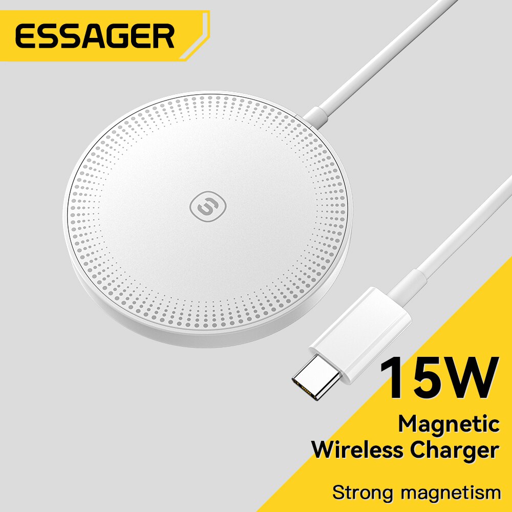 Essager 15W Magnetic Qi Wirele - Magnetic Charging Cable recensie en prijs