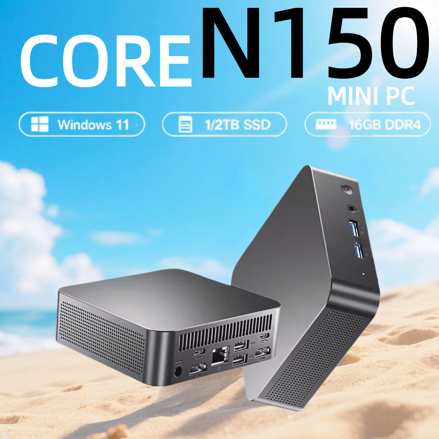 【Brand+】NEW Intel N150 Mini PC - Mini Pc Windows recensie en prijs