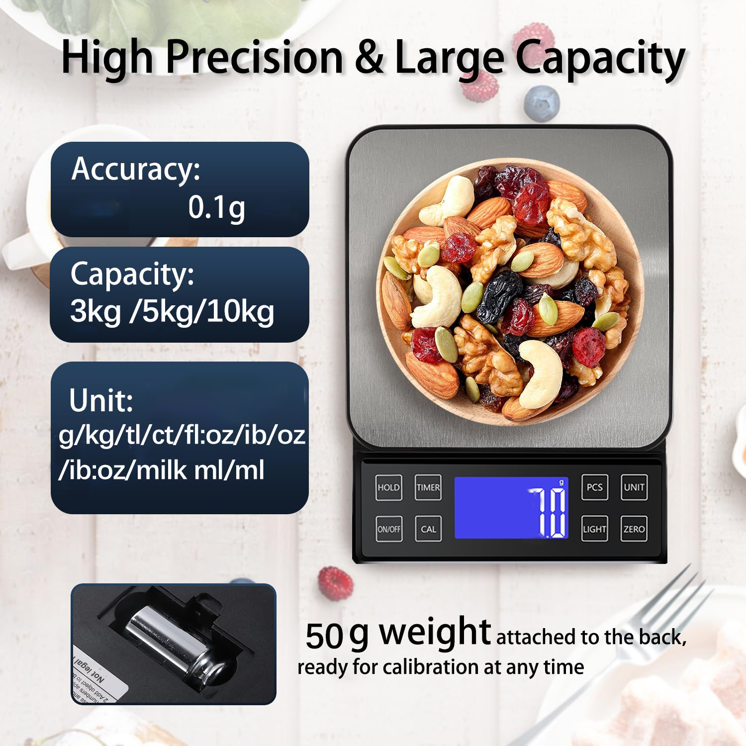 Digital Kitchen Scale 0.1g Hig - Unique Electronics Gadgets recensie en prijs