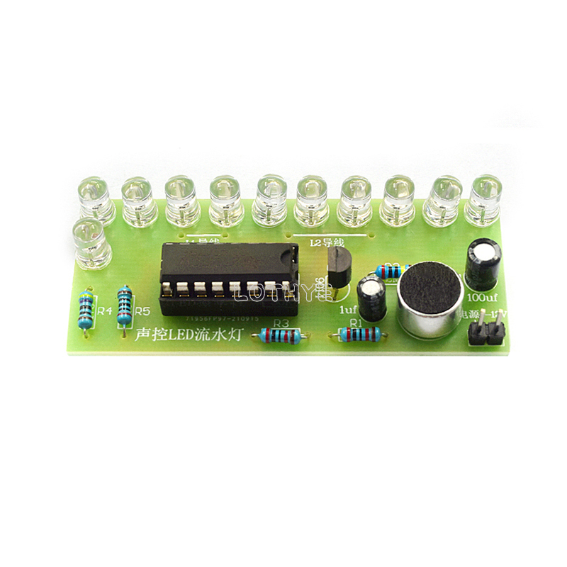 CD4017 Voice Control LED Water - Diy Electronics Gadgets recensie en prijs