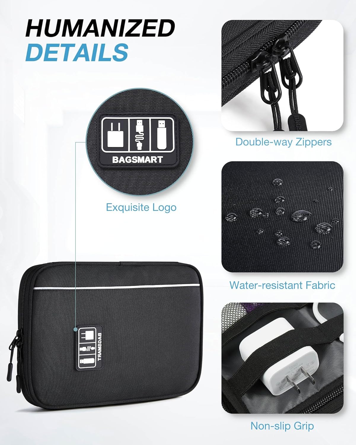 Large Electronics Travel Organ - Electronics & Gadgets Charging Gocable 8 In 1 Edc 100W Cable recensie en prijs