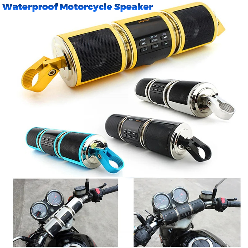 Motorcycle Audio FM Radio AUX  - Bluetooth Speaker Waterproof recensie en prijs