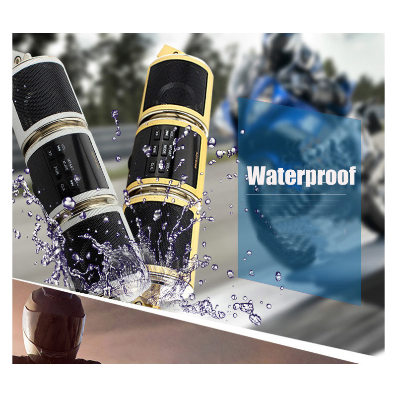 Motorcycle Audio FM Radio AUX  - Bluetooth Speaker Waterproof recensie en prijs