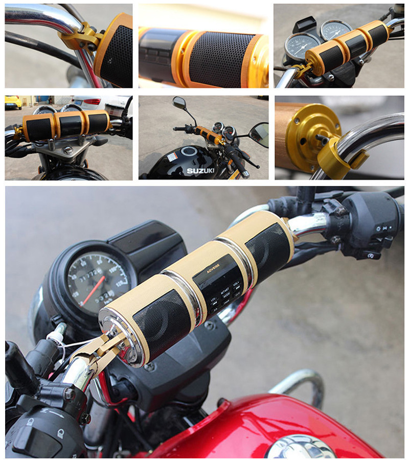 Motorcycle Audio FM Radio AUX  - Bluetooth Speaker Waterproof recensie en prijs