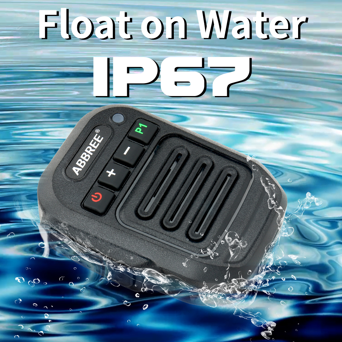 ABBREE Walkie Talkie Wireless  - Bluetooth Speaker Waterproof recensie en prijs
