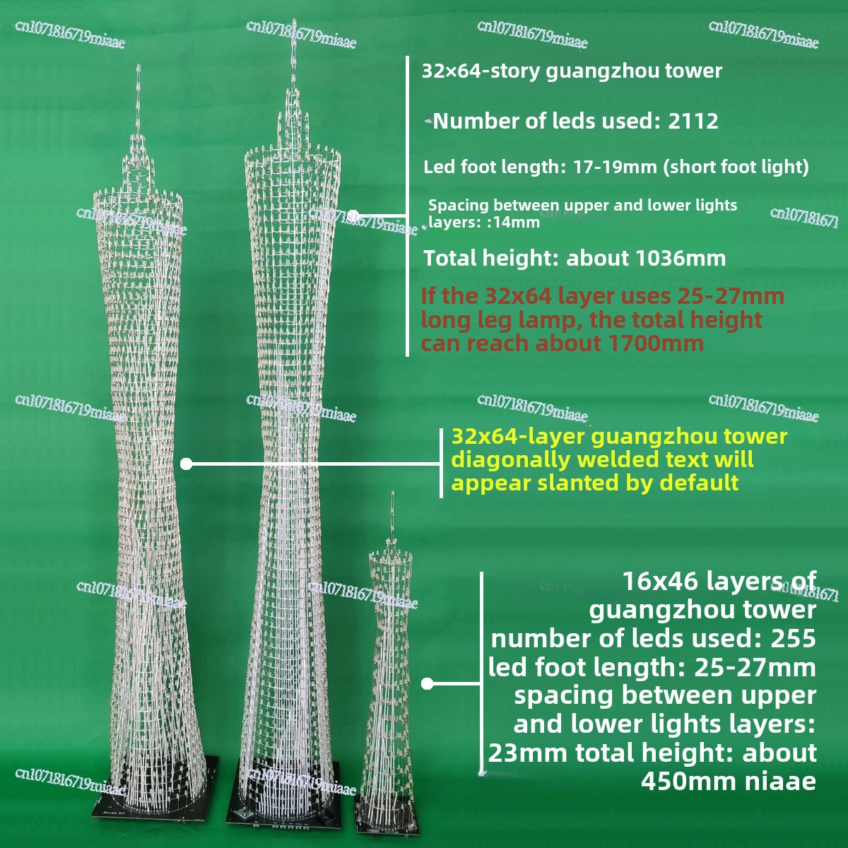 64-Floor Canton Tower DIY Kit  - Diy Electronics Gadgets recensie en prijs