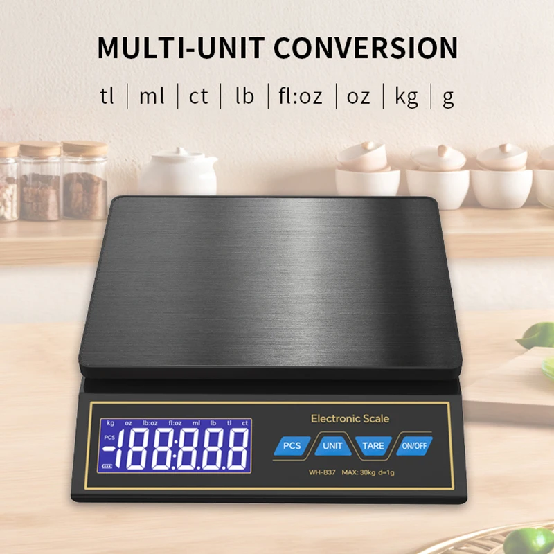 LCD Digital Kitchen Scale 30kg - Kitchen Electronics Gadgets recensie en prijs