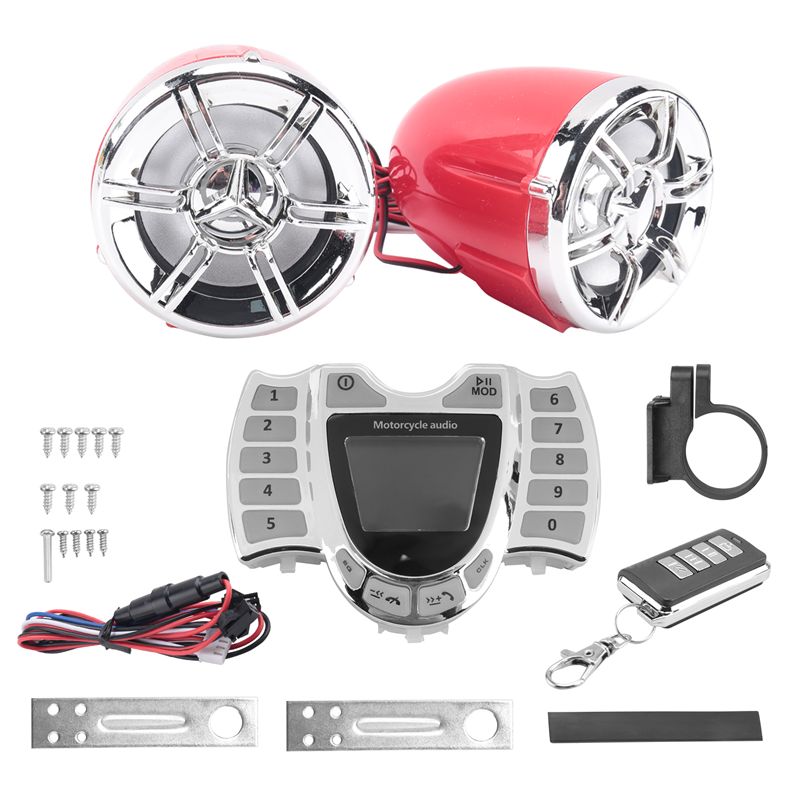 Motorcycle Audio Stereo Speake - Bluetooth Speaker Waterproof recensie en prijs