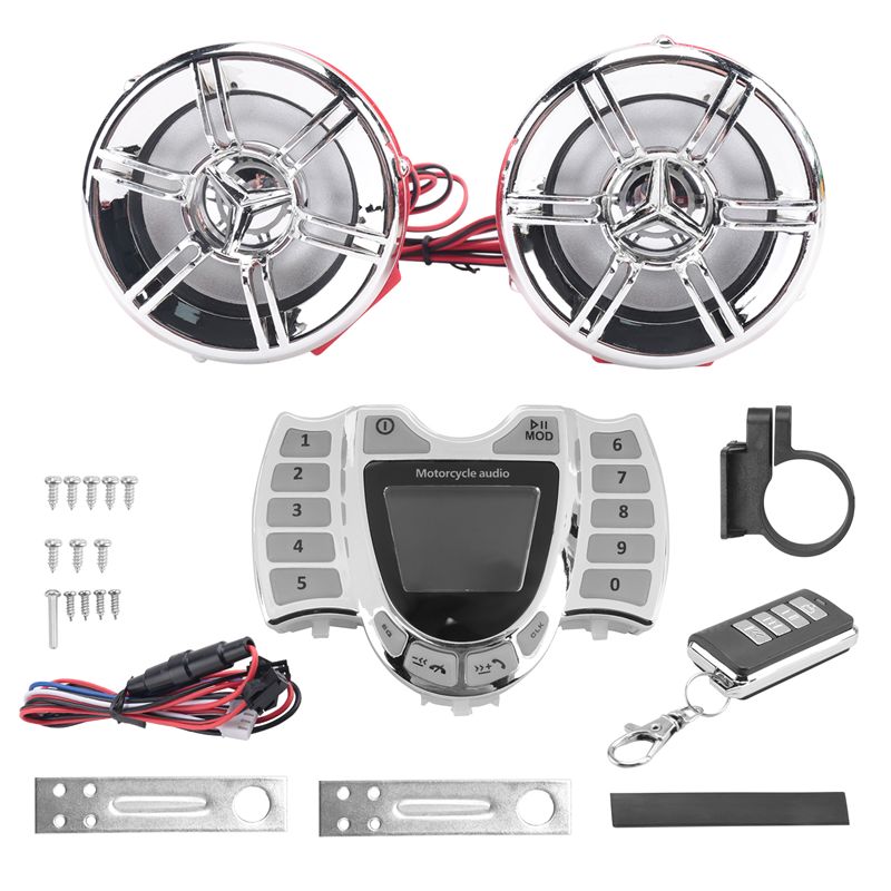 Motorcycle Audio Stereo Speake - Bluetooth Speaker Waterproof recensie en prijs