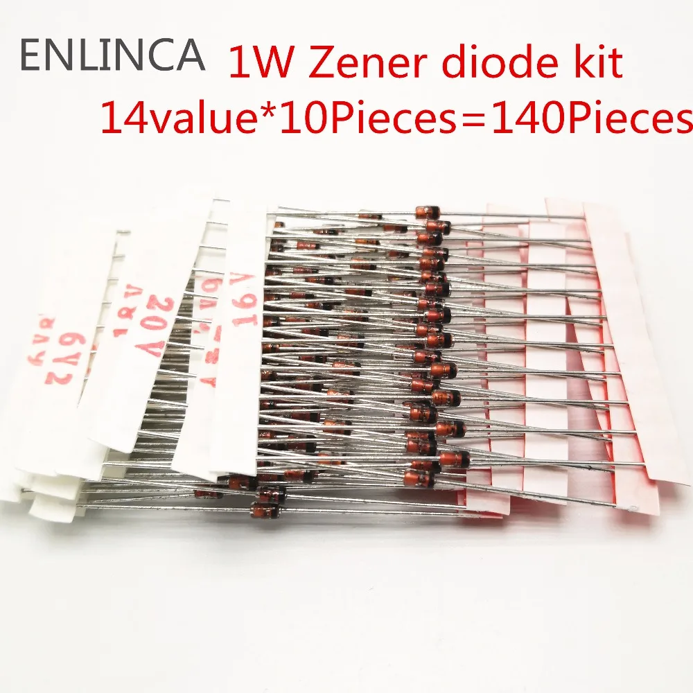 1W Zener diode kit 3V-33V 14va - Diy Electronics Gadgets recensie en prijs