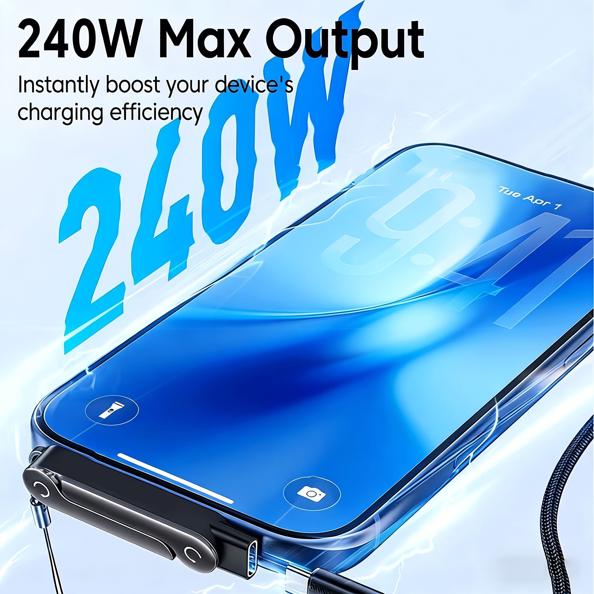 2Pcs 90° Angled 240W Fast Char - Magnetic Charging Cable recensie en prijs
